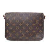 LOUIS VUITTON ルイヴィトン モノグラム ミュゼットタンゴ ショート ブラウン M51257 ユニセックス モノグラムキャンバス ショルダーバッグ Bランク 中古 銀蔵