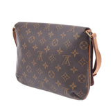 LOUIS VUITTON Louis Vuitton monogram musette tango short brown M51257 unisex monogram canvas shoulder bag B rank used silver storehouse