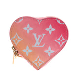 LOUIS VUITTON路易威登Verni Portumonecourt 2019 Valentine Limited Fuchsia M64167 Ladies Monogram Verni Coin Case A Rank Used Ginzo
