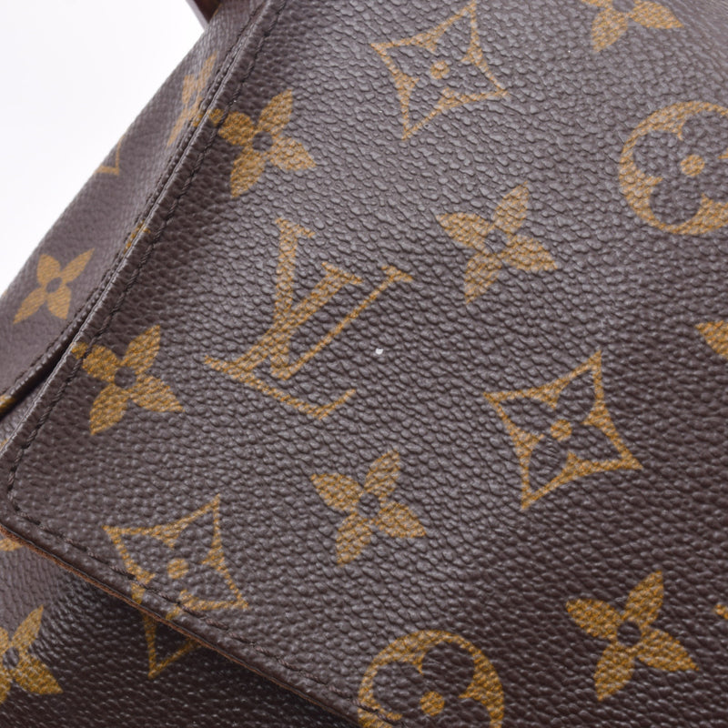 Louis Vuitton Monogram Mini Looping M51147 Brown Cloth ref.1000830