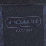 COACH コーチ シグネチャー フラット アウトレット 青/黒 F70591 ユニセックス PVC/レザー ショルダーバッグ ABランク 中古 銀蔵