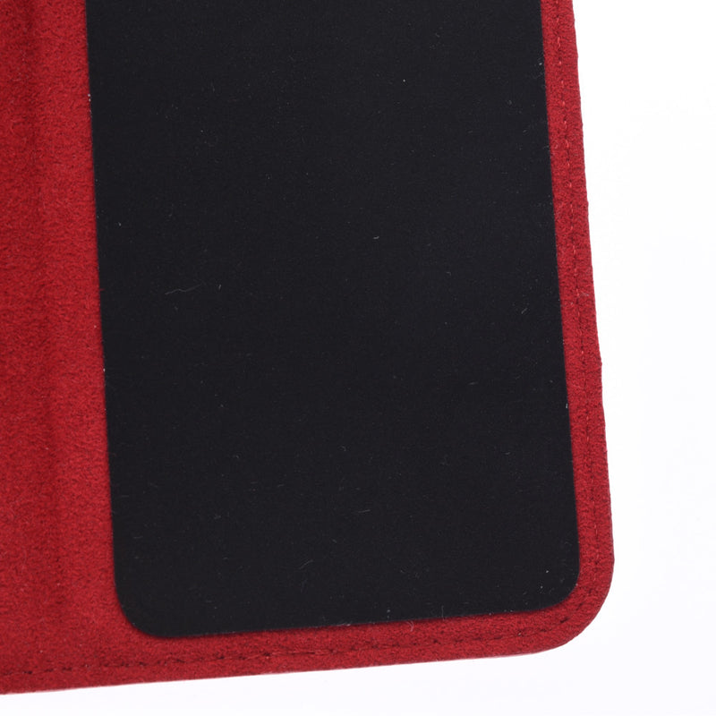 LOUIS VUITTON路易威登Monogram Anplant Folio iPhone手机壳X / XS猩红色中性皮革手机/智能手机配件AB等级二手Ginzo