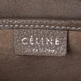 CELINE セリーヌ ラゲージ ナノショッパー 2WAYバッグ グレー レディース レザー ハンドバッグ ABランク 中古 銀蔵