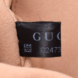 GUCCI Gucci GG mer mon toss lacing braid shoulder bag black gold metal fittings 447632 lady's calf shoulder bag A rank used silver storehouse