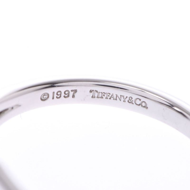 TIFFANY&Co. Tiffany Victoria Ring No.8.5 Ladies PT950/Diamond Ring/Ring A Rank Used Ginzo