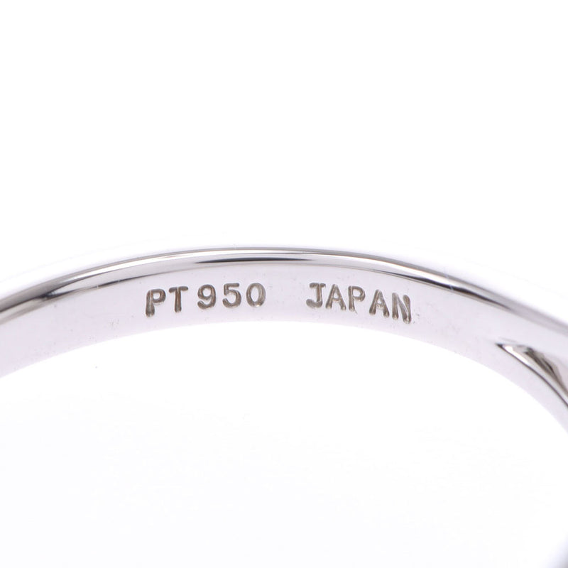 TIFFANY&Co. Tiffany Victoria Ring No.8.5 Ladies PT950/Diamond Ring/Ring A Rank Used Ginzo