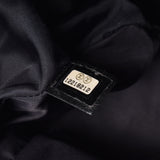 CHANEL Paris Biarritz Black Unisex Coated Canvas/Leather Boston Bag AB Rank Used Ginzo