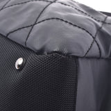 CHANEL Paris Biarritz Black Unisex Coated Canvas/Leather Boston Bag AB Rank Used Ginzo