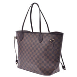 LOUIS VUITTON Louis Vuitton Damier Neverfull MM Brown N51105 Unisex Damier Canvas Tote Bag B Rank Used Ginzo