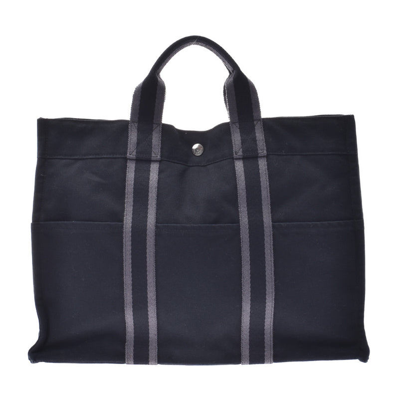 Hermes Hoodie mm black Unisex Canvas Tote Bag B