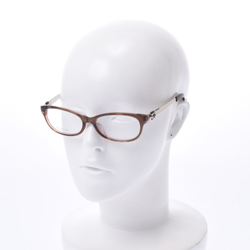 Gucci men's eye glasses GG 3799f Unisex glasses AB rank Silver
