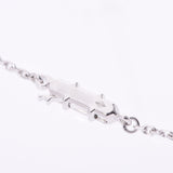 CARTIER Cartier C heart diamond necklace Lady's K18WG necklace A rank used silver storehouse