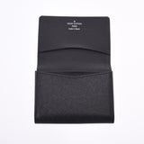 LOUIS VUITTON Louis Vuitton Taiga Anverop Cult du Visit Business Card Case Aldoise (Black) M30922 Men's Leather Card Case A Rank Used Ginzo