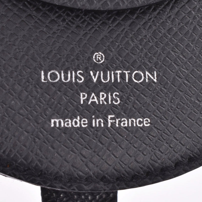 LOUIS VUITTON Louis Vuitton Taiga Porto Monecubet Coin Purse Aldoise (Black) M64422 Men's Leather Coin Case B Rank Used Ginzo