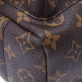 LOUIS VUITTON Louis Vuitton monogram Palm Springs PM brown / black M44871 Lady's monogram canvas rucksack day pack newly used goods silver storehouse