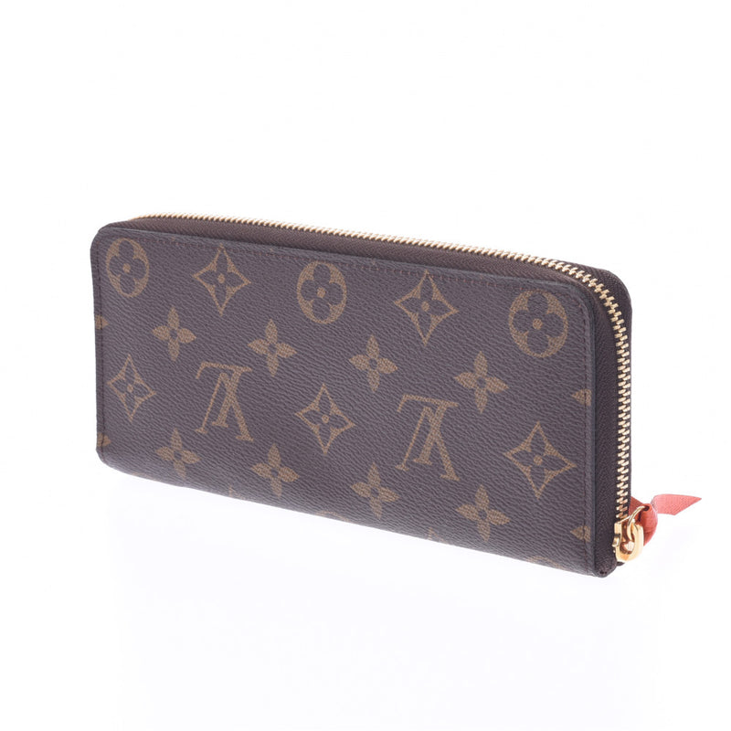 LOUIS VUITTON Louis Vuitton Monogram Portofeuil Clemence Pimon M60743 Unisex Monogram Canvas Long Wallet AB Rank Used Ginzo