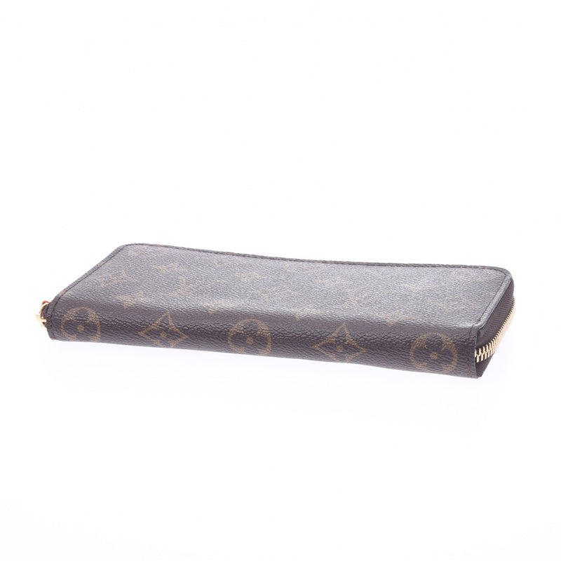 LOUIS VUITTON Louis Vuitton Monogram Portofeuil Clemence Pimon M60743 Unisex Monogram Canvas Long Wallet AB Rank Used Ginzo