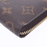 LOUIS VUITTON Louis Vuitton Monogram Portofeuil Clemence Pimon M60743 Unisex Monogram Canvas Long Wallet AB Rank Used Ginzo