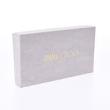 JIMMY CHOO ジミーチュウ フィリパ ラウンドファスナー長財布 スタースタッズ ブルーメタリック ユニセックス レザー 長財布 Aランク 中古 銀蔵