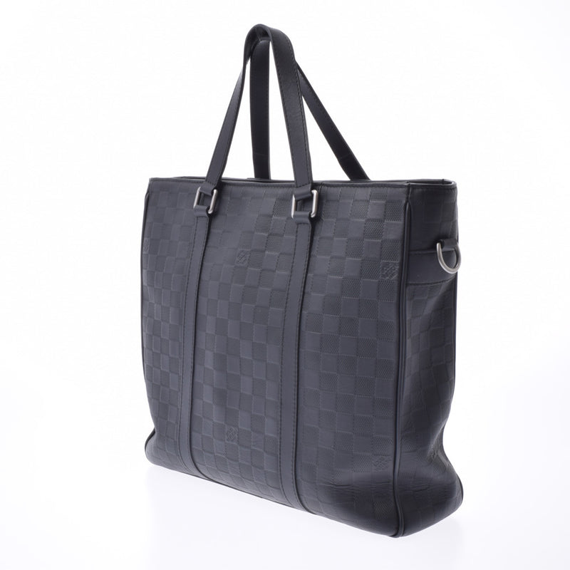 LOUIS VUITTON ルイヴィトン ダミエ アンフィニ タダオPM オニキス N41269 メンズ レザー トートバッグ ABランク 中古 銀蔵