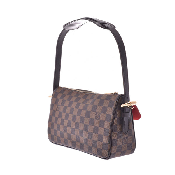 LOUIS VUITTON ルイヴィトン ダミエ ラヴェッロGM ブラウン N60006 レディース ダミエキャンバス ワンショルダーバッグ Aランク 中古 銀蔵