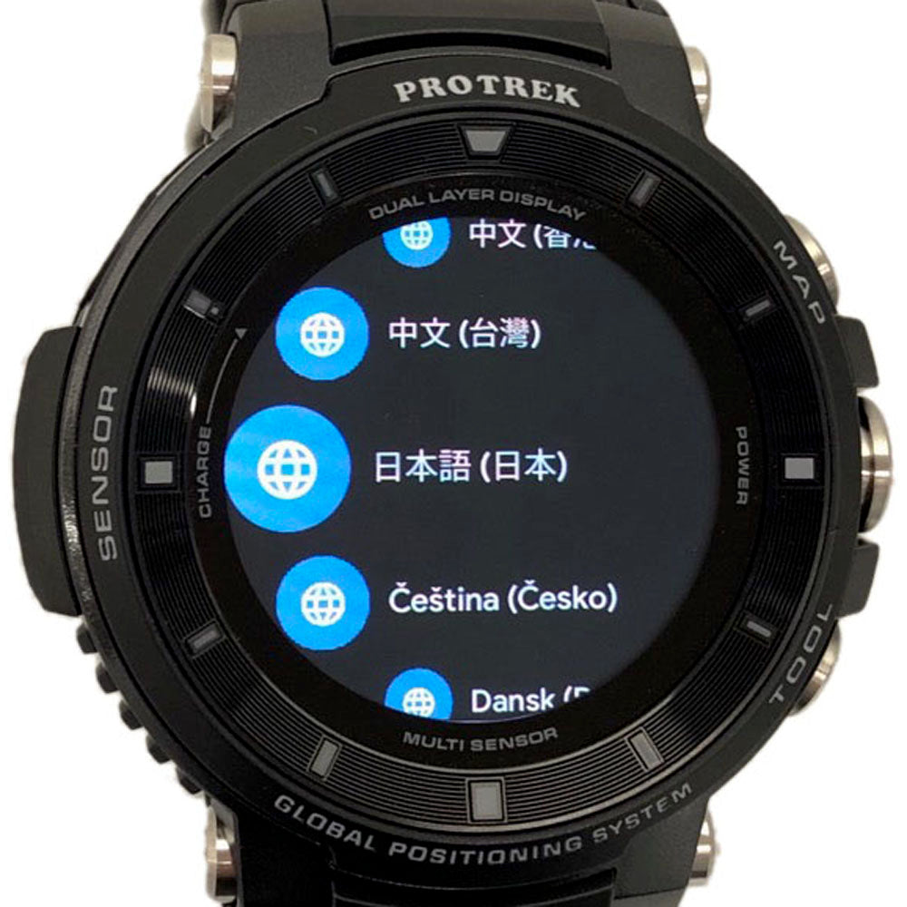 カシオプロトレック スマートウォッチ Bluetooth搭載 メンズ 腕時計 WSD-F30-BK CASIO 中古 – 銀蔵オンライン