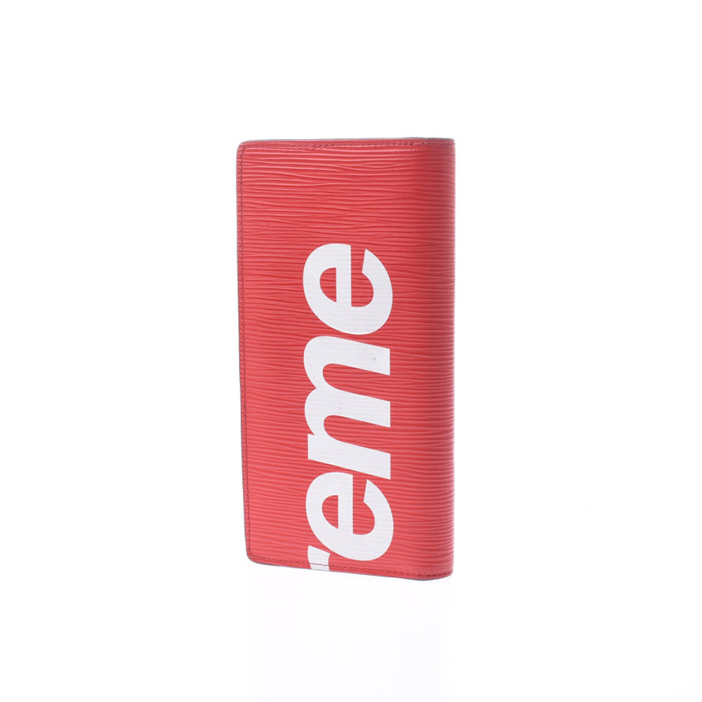 ルイヴィトン×シュプリーム 67719 長財布 エピ ・ブラザ LOUIS VUITTON ルイヴィトン 長財布 シュプリーム コラボ エピ