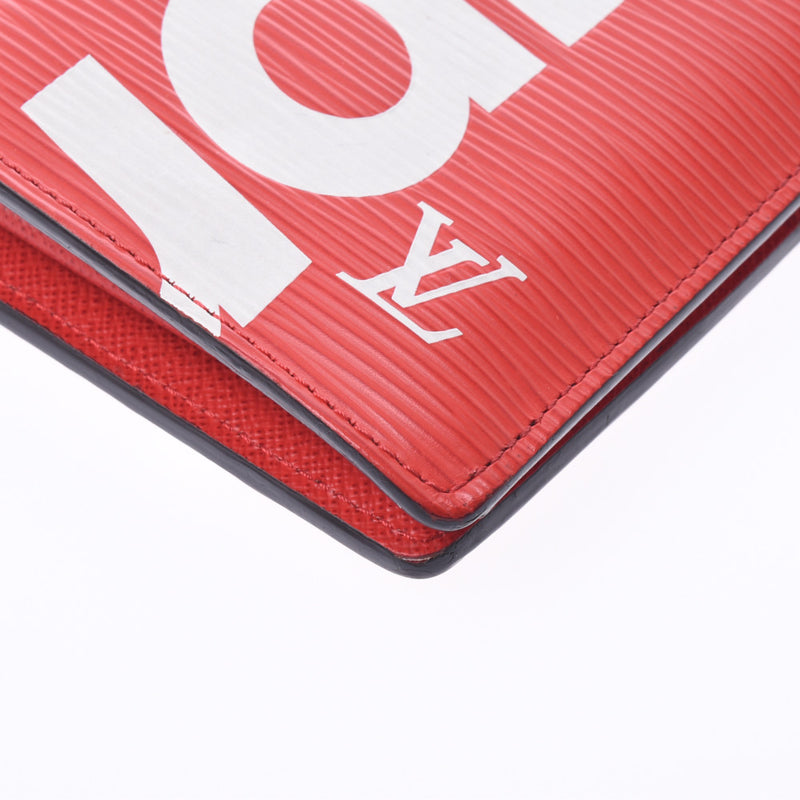 Louis Vuitton x Supreme Pocket Organizer Epi Red