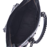 BALENCIAGA バレンシアガグラフィティクラシックシティ 2WAY bag black unisex lambskin handbag A rank used silver storehouse