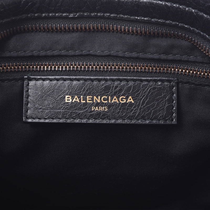 BALENCIAGA バレンシアガグラフィティクラシックシティ 2WAY bag black unisex lambskin handbag A rank used silver storehouse