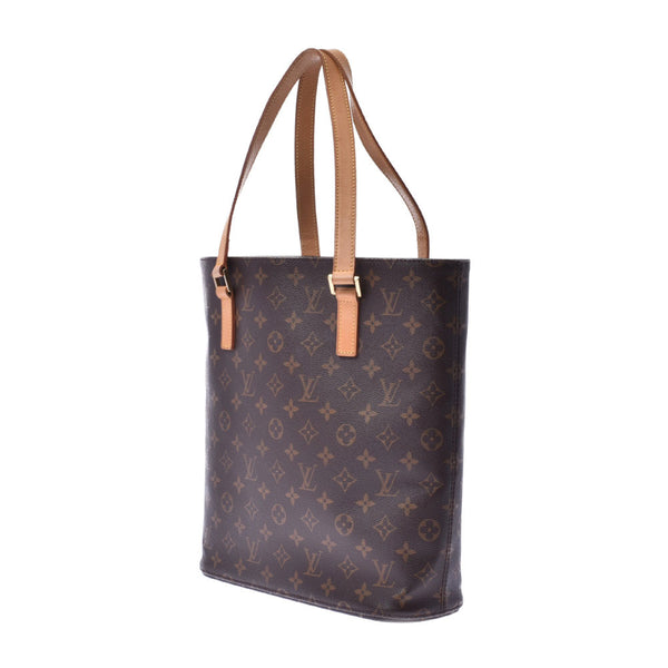 LOUIS VUITTON Louis Vuitton Monogram Vavan GM Brown M51170 Unisex Monogram Canvas Tote Bag B Rank Used Ginzo