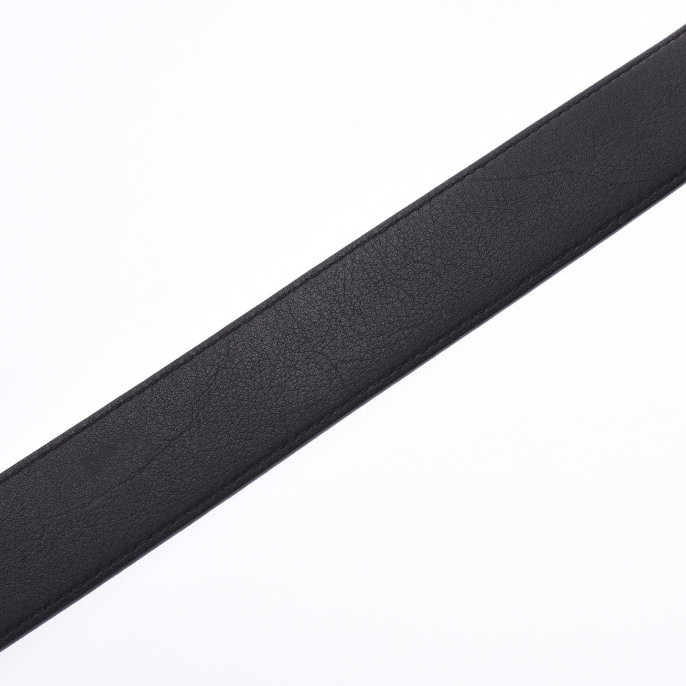 ルイヴィトンサンチュール シドニー 85cm 14137 黒 シルバー金具