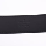 LOUIS VUITTON ルイヴィトンタイガサンチュールポンヌフ 85cm black silver metal fittings M9921 men leather belt A rank used silver storehouse