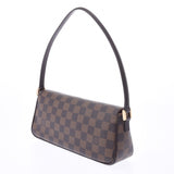 LOUIS VUITTON Louis Vuitton Damier Decorator Brown N51299 Ladies Damier Canvas Leather Handbag AB Rank Used Ginzo