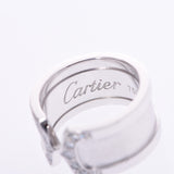 CARTIER Cartier C2 ring LM #49 No. 9 ladies K18WG / diamond ring a rank used silver