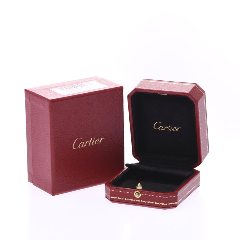 CARTIER カルティエ カレスドルキデパル ダイヤ レディース K18WG ピアス Aランク 中古 銀蔵