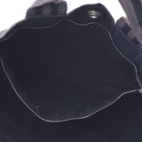 HERMES Fool Toe PM Black/Gray Unisex Canvas Tote Bag C Rank Used Ginzo