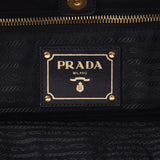 PRADA プラダ キルティング 黒 レディース ナイロン/レザー トートバッグ ABランク 中古 銀蔵