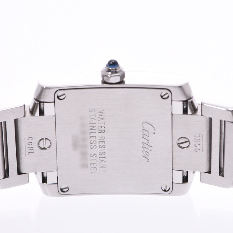 Cartier tank Francaise SM Ladies SS Watch quartz Ivory