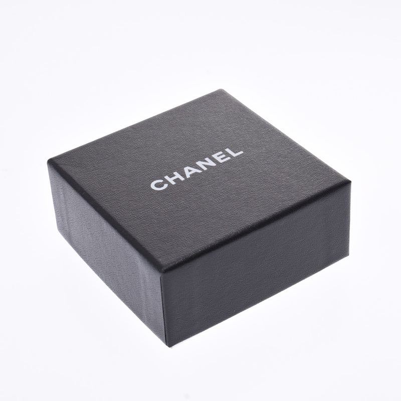 CHANEL Chanel Cocomark 12-year model Ladies GP/Fake Pearl earring A rank used silver jar