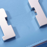 HERMES Hermes Constance 3 mini Blue Knot silver C-stamped (circa 2018) Ladies vor Swift shoulder bag unused silver