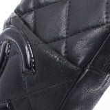 CHANEL シャネル カンボンライン ココマーク シガレットケース 黒/黒 ユニセックス カーフ/エナメル ブランド小物 Cランク 中古 銀蔵