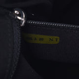 CHANEL Drawstring Shoulder Bag Black Silver Hardware Ladies Leather Shoulder Bag A Rank Used Ginzo