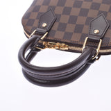 LOUIS VUITTON路易威登Damier Alma BB 2WAY包棕色N41221女士Damier帆布手提包A Rank二手货Ginzo