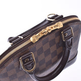 LOUIS VUITTON路易威登Damier Alma BB 2WAY包棕色N41221女士Damier帆布手提包A Rank二手货Ginzo