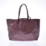 GOYARD ゴヤール サンルイPM ボルドー ユニセックス PVC トートバッグ ABランク 中古 銀蔵