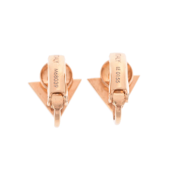 LOUIS VUITTON Louis Vuitton essential V M68039 lady's-earrings AB rank used silver storehouse