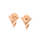 LOUIS VUITTON Louis Vuitton essential V M68039 lady's-earrings AB rank used silver storehouse