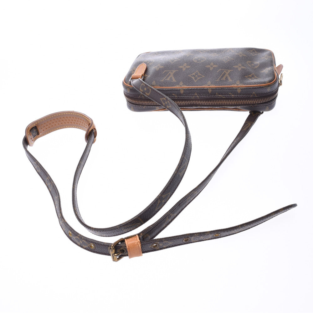M51828 ショルダーバッグ ブラウン   マルリーバンドリエール モノグラム LOUIS VUITTON】ルイヴィトン『モノグラム ポシェット マルリー バンド