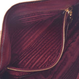 PRADA Prada semi-shoulder bag red gold metal fittings BR4894 ladies calf shoulder bag AB rank used Ginzo